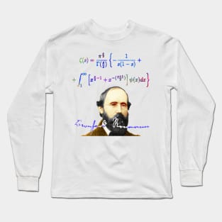 Bernhard Riemann Zeta function Long Sleeve T-Shirt